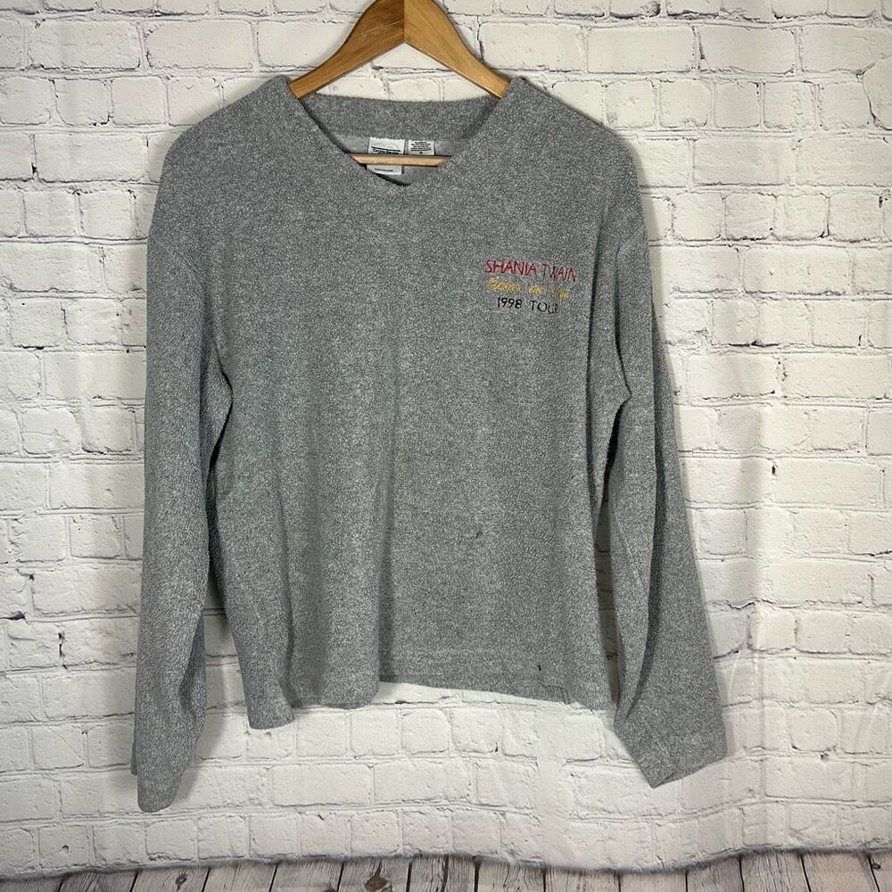 Shania Twain Vintage 1998 Come on Over Tour Fleece Pullover Sweatshirt size M